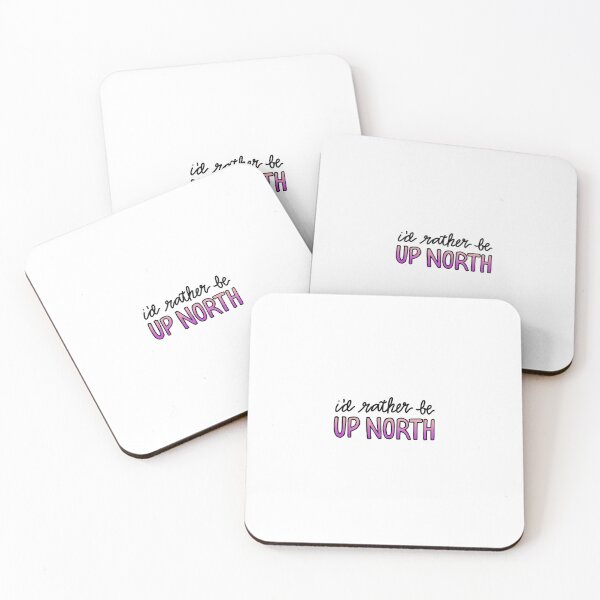 Item preview, i'd rather be up north (pink to purple) designed and sold by Paige Harken Design.