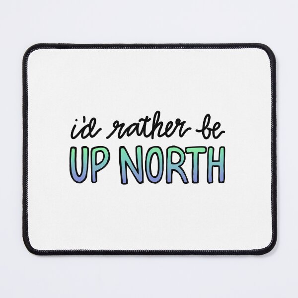 Item preview, i'd rather be up north (green to purple) designed and sold by Paige Harken Design.
