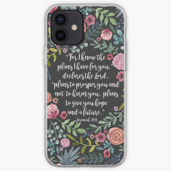 Inspirational Quote Clear iPhone Case You'll Never Be Alone Phone Case
