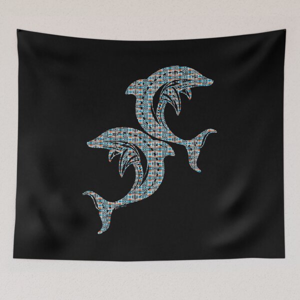 Item preview, Melusine and her dolphin friend designed and sold by PolairmozaiC.