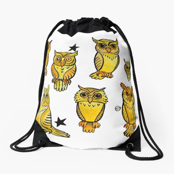 Owls Drawstring Bag