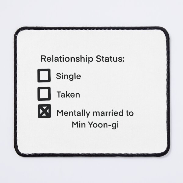 Item preview, Mentally Married to Min Yoon-gi designed and sold by MaryAreWe.