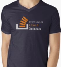 Overflowing like a boss Men's V-Neck T-Shirt