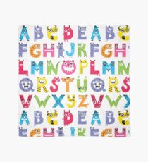Alphabet Monsters poster Scarf