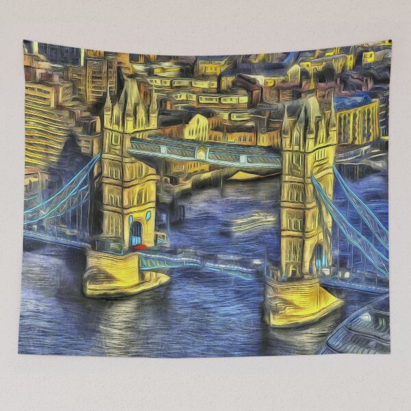 Item preview,  Van Gogh Tower Bridge  designed and sold by Londonimages.