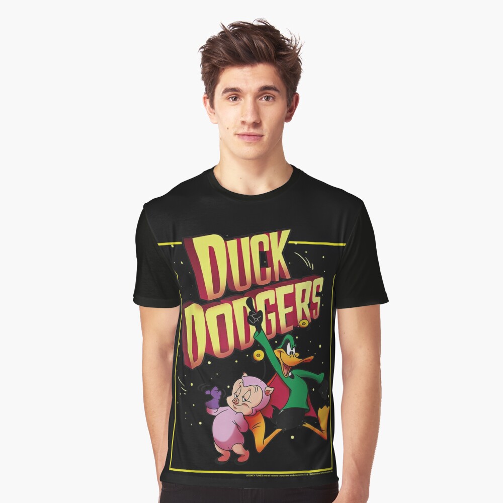  Looney Tunes Duck Dodgers Duo T-Shirt : Sports & Outdoors