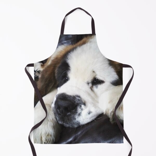 Item preview, Beautiful Saint Bernard puppy relaxing designed and sold by HaleyRedshaw.