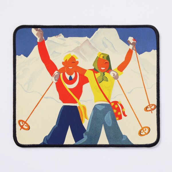 Item preview, CRANS Ski Resort Ligne du Simplon Swiss Railway Line Travel Poster by 1941 Martin Peikert designed and sold by retroposters.