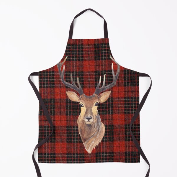 Item preview, Beautiful Christmas wildlife Stag face designed and sold by HaleyRedshaw.