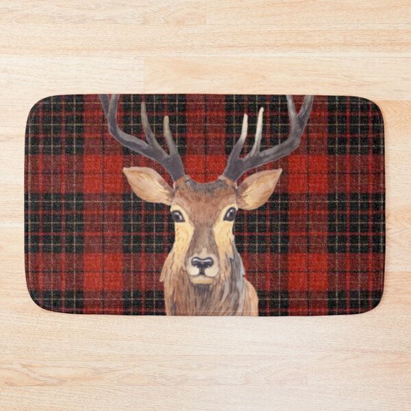 Item preview, Beautiful Christmas wildlife Stag face designed and sold by HaleyRedshaw.