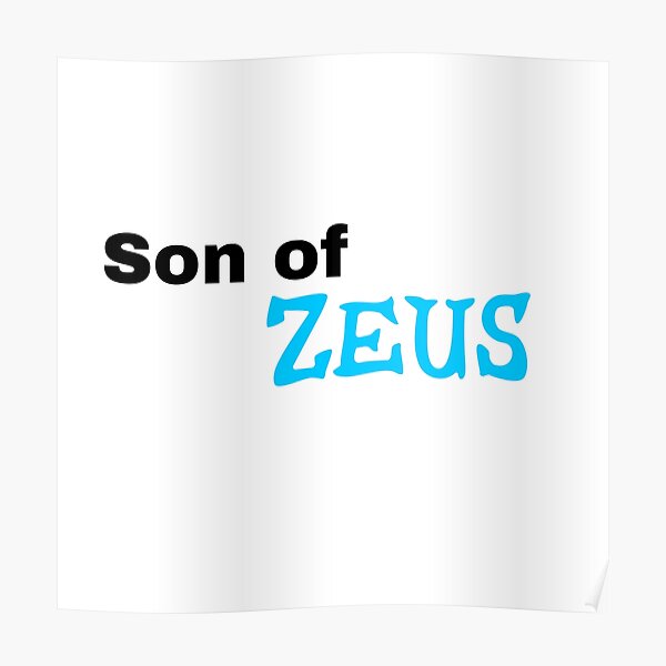 Póster Hijo De Zeus Rey De Los Olímpicos Dios Del Cielo De Lilliankingart Redbubble 3797