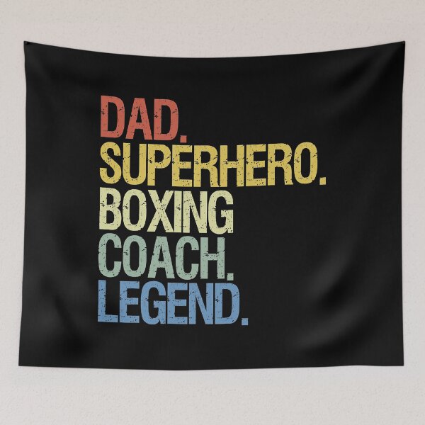 Item preview, Dad Super Hero Boxing Coach Legend - Boxing coach designed and sold by ibarrbeat.