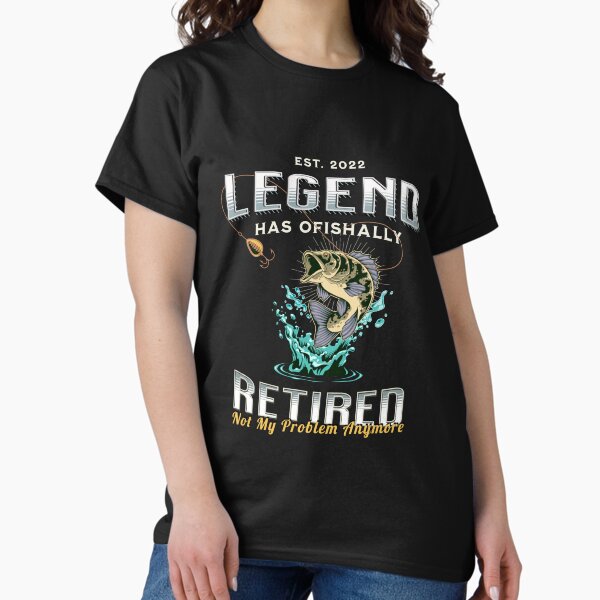 husband dad fishing legend father's day Classic T-Shirt
