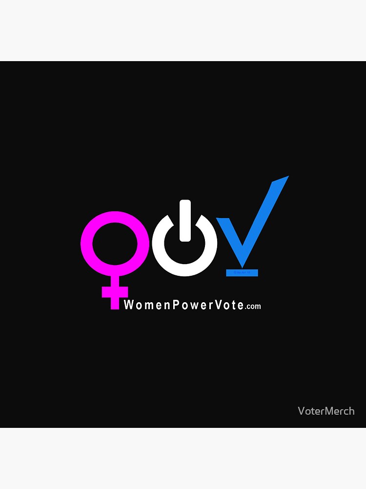Thumbnail 3 of 3, Pin, WomenPowerVote.com designed and sold by VoterMerch.