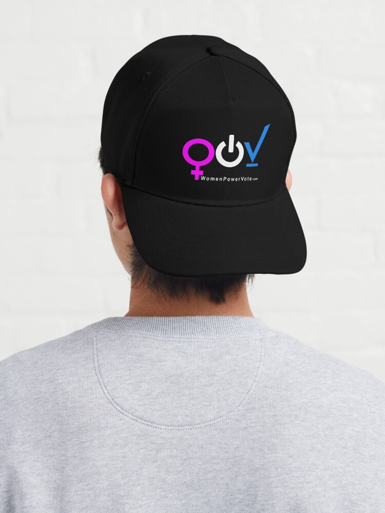 Thumbnail 4 of 7, Cap, WomenPowerVote.com designed and sold by VoterMerch.