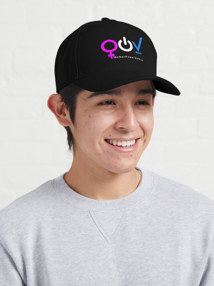 Thumbnail 3 of 7, Cap, WomenPowerVote.com designed and sold by VoterMerch.