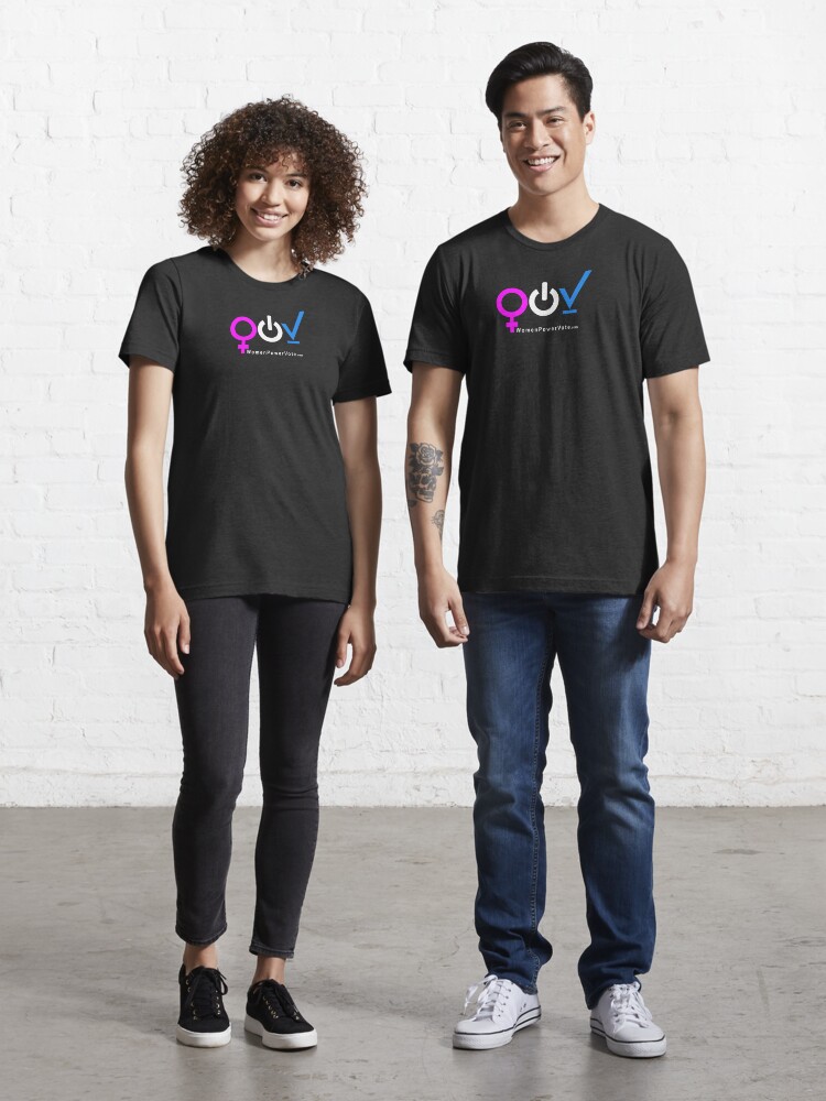 Thumbnail 1 of 7, Essential T-Shirt, WomenPowerVote.com designed and sold by VoterMerch.