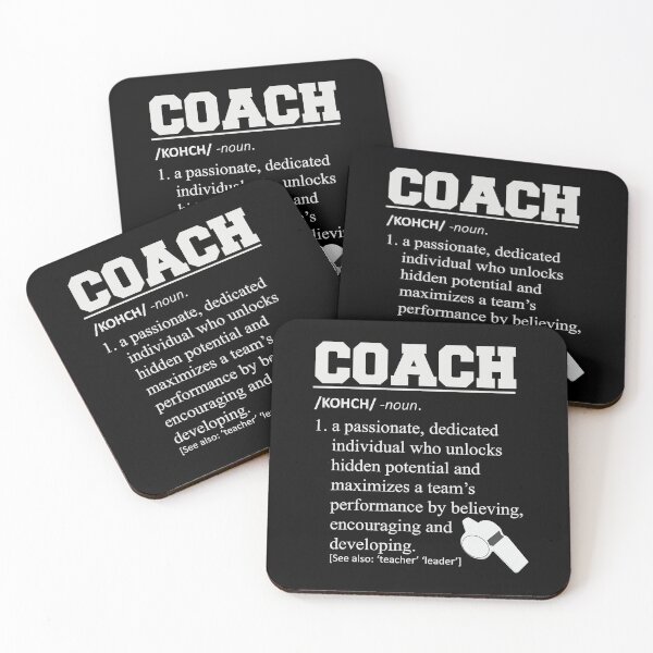 Item preview, Coach Definition Funny Coach designed and sold by ibarrbeat.