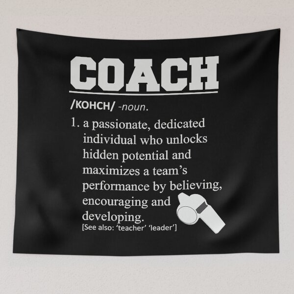 Item preview, Coach Definition Funny Coach designed and sold by ibarrbeat.
