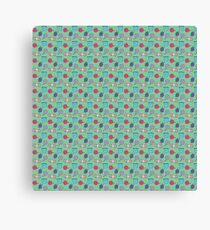 Happy Knitting and Yarn Canvas Print