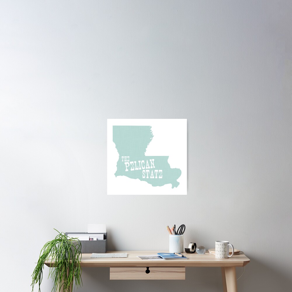 "Louisiana State Motto Slogan" Poster by surgedesigns Redbubble