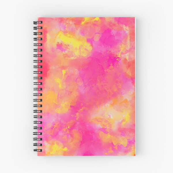 Item preview, Watercolor pattern in hot pink, orange, and yellow designed and sold by thephoenixsoul.