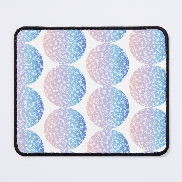 Item preview, floral and glamour circle pattern | soft purple floral pattern designed and sold by lausn.