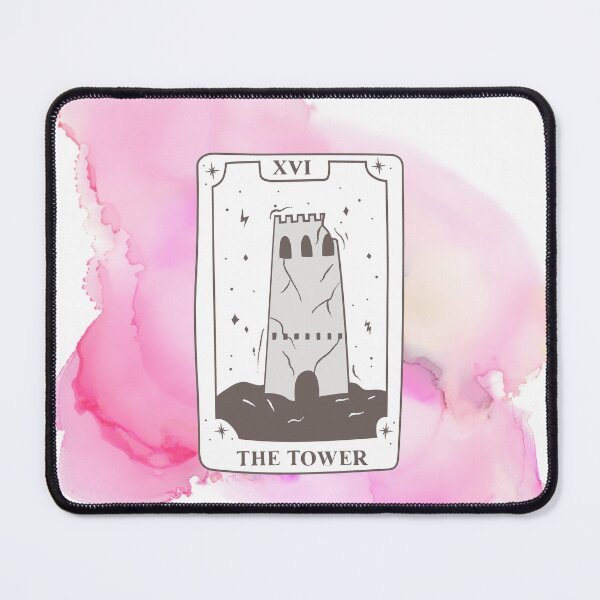 Item preview, Watercolour Tarot - The Tower Tarot Card designed and sold by Lilac225769.