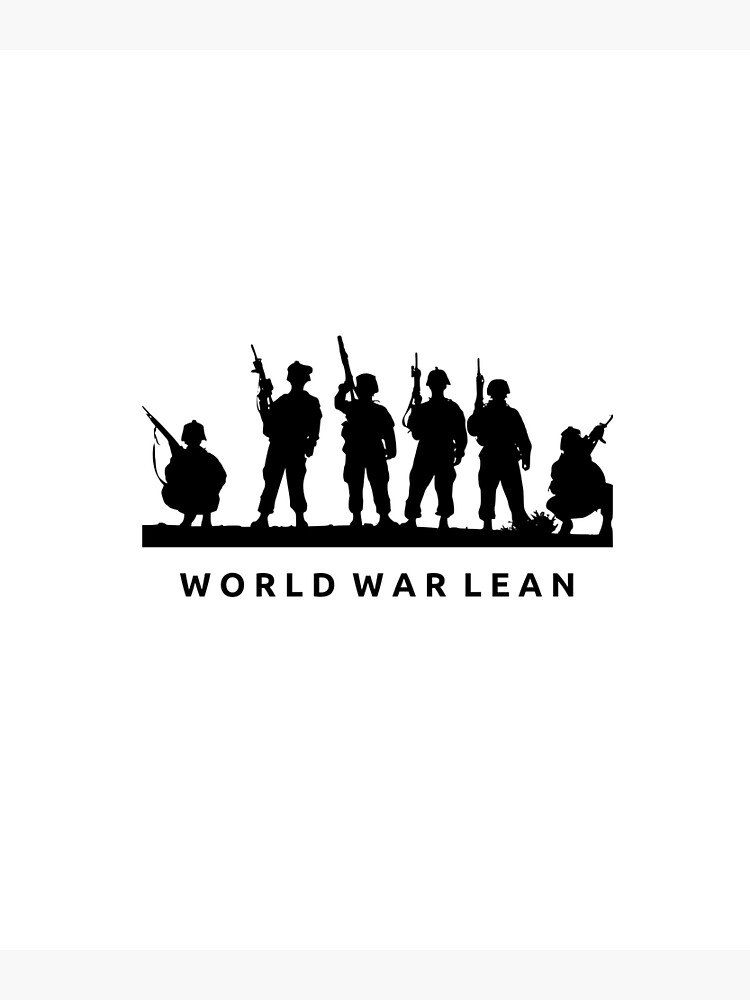 world-war-lean-poster-for-sale-by-huluhub-redbubble