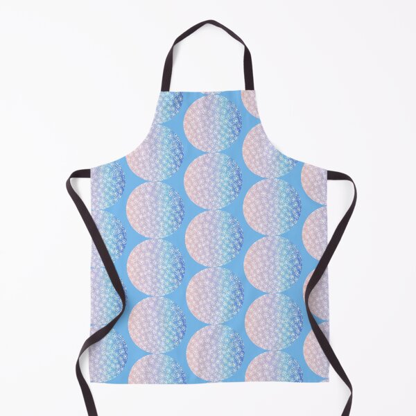 Item preview, Blue color floral and glamour circle pattern designed and sold by lausn.