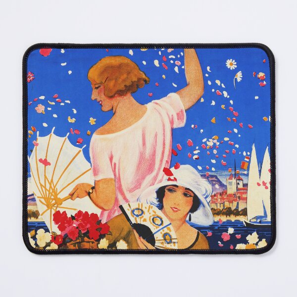 Item preview, FETE DES FLEURS 23 June 1923 GENEVE Switzerland Vintage Event Festival Tourism Advertising Poster designed and sold by retroposters.