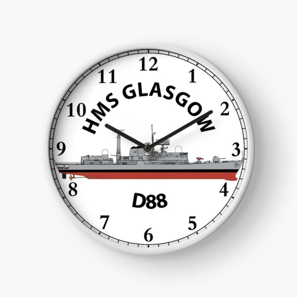 HMS GLASGOW - TYPE 42 - D88 Clock