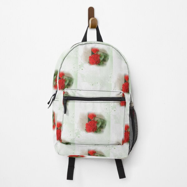 Item preview, Red Begonias Digital Watercolor original artwork designed and sold by paragonDesign28.
