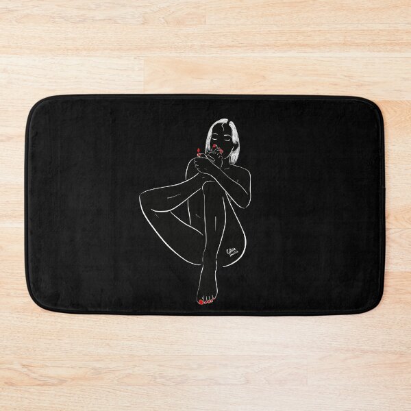 Item preview, she lights her cigarette with her foot designed and sold by Culturesensible.