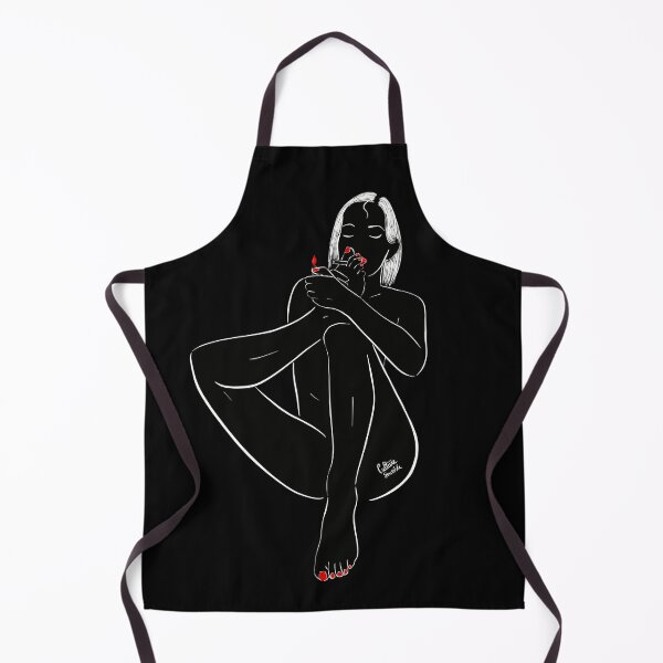 Item preview, she lights her cigarette with her foot designed and sold by Culturesensible.