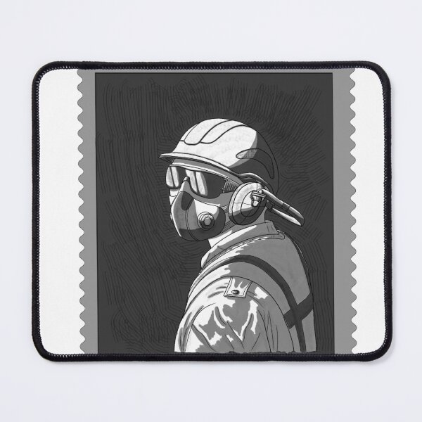 Item preview, Worker with ear defenders large print  designed and sold by kameelsm.