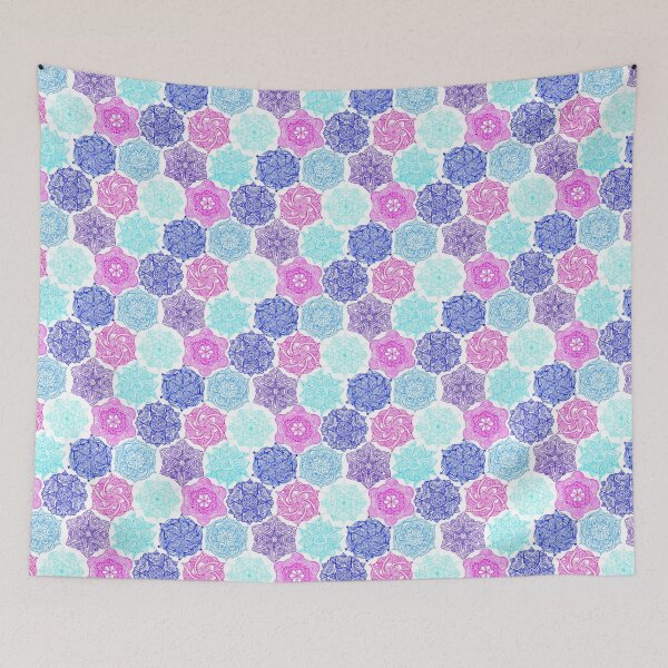 Item preview, Hexagon Tessellating Mandalas designed and sold by Mabel Lowman.