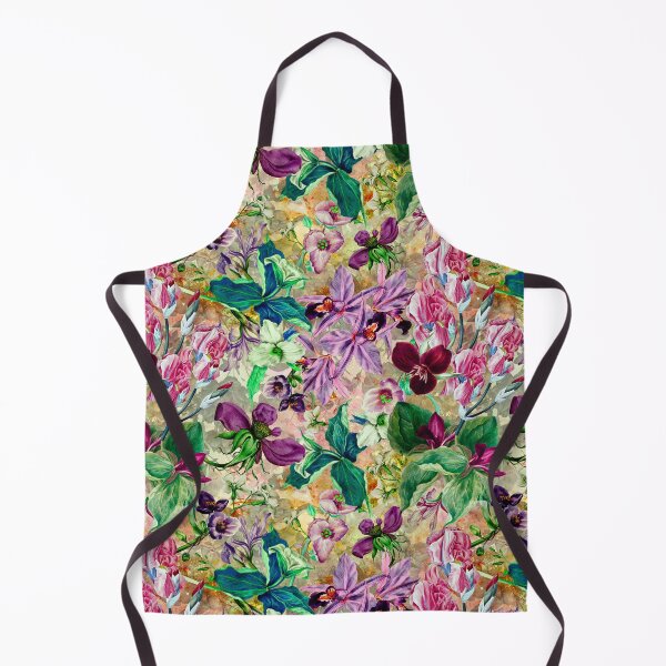 Artikelvorschau, Exotischer verträumter Blumenhimmel, botanische Illustration, Blumenmuster, gelbbeige Blumen entworfen und verkauft von ZeinabTaha.