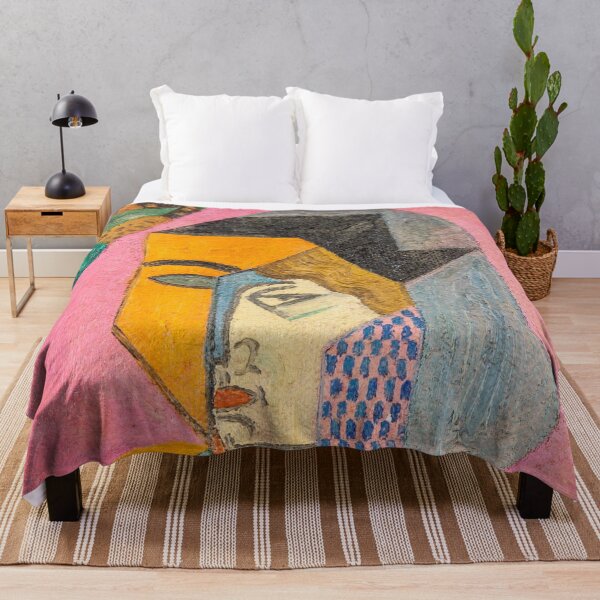 Item preview, Cubist Portrait by Jean Metzinger - Vintage Art designed and sold by RickE.