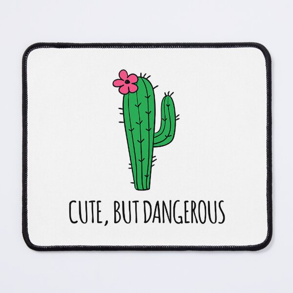Item preview, Cute But Dangerous Funny Cactus Plant Garden designed and sold by tamara-art.