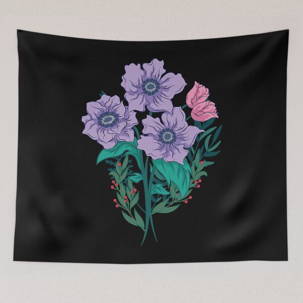 Item preview, Floral Nature Garden Flowers Wildflower Botanist designed and sold by tamara-art.
