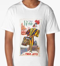 Vintage Rome Travel Swiss Guard Long T-Shirt