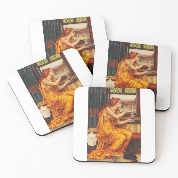 Item preview, The Love Potion - Evelyn De Morgan, Woman And Cat, Evelyn De Morgan designed and sold by TeeARTHY.