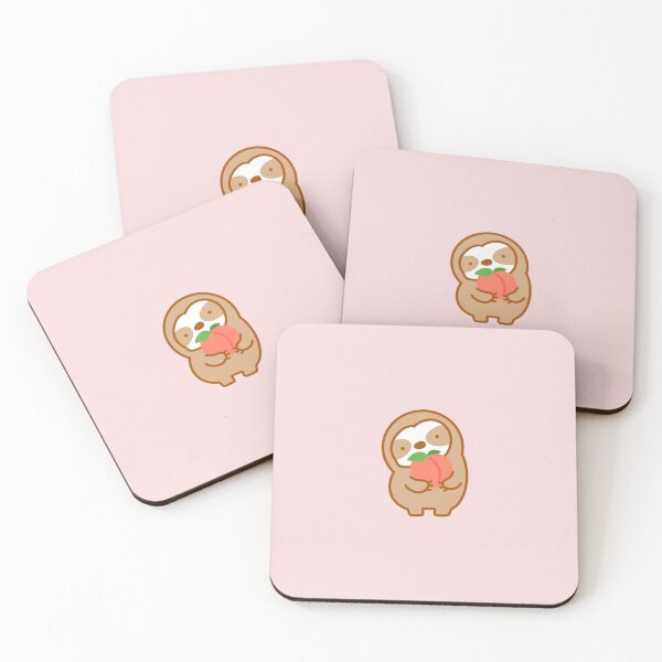 Item preview, Cute Peach Sloth  designed and sold by theslothinme.