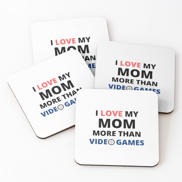 Item preview, I love My Mom more than video games, best desing from mothers day designed and sold by VAN FASHION ⭐⭐⭐⭐⭐ (4,36K).