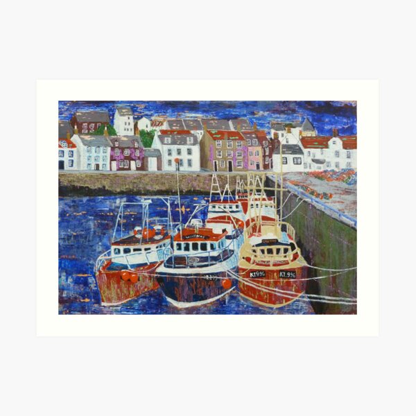 Pittenweem Harbour Art Print
