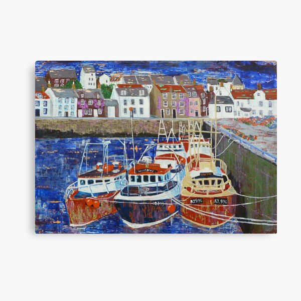 Pittenweem Harbour Canvas Print