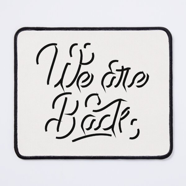 Item preview, We are Back calligraphy designed and sold by shoping11228.