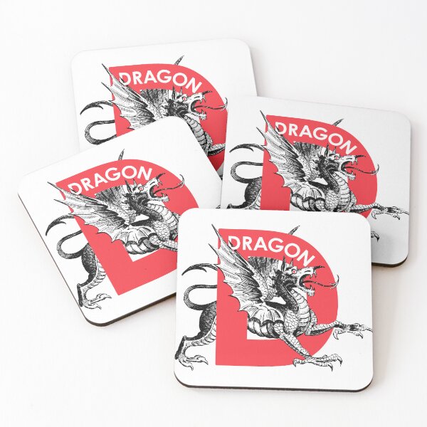 Item preview, D is for Dragon - Monster Alphabet designed and sold by QuoteGeek.