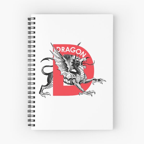 Item preview, D is for Dragon - Monster Alphabet designed and sold by QuoteGeek.